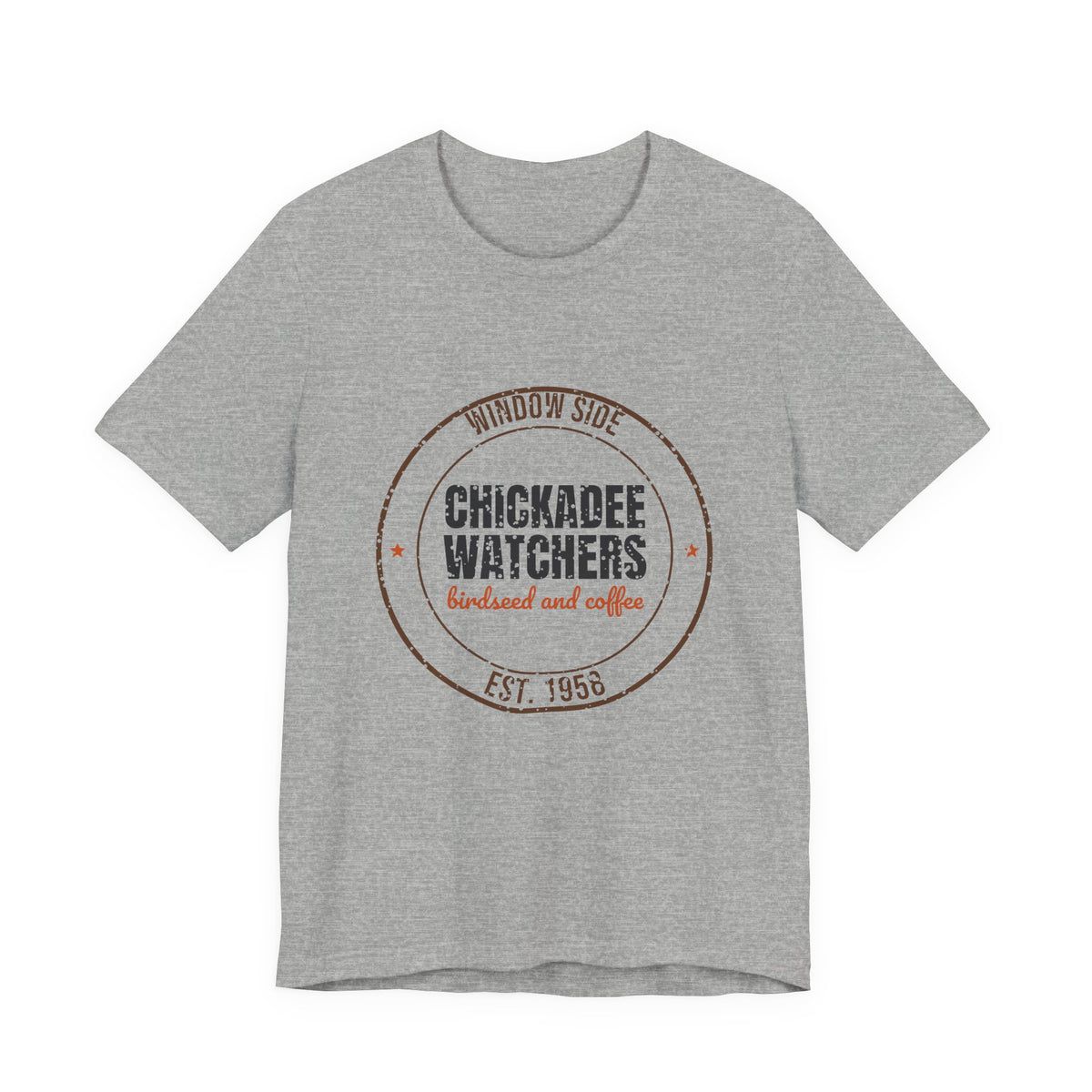 Window Side Chickadee Watchers Est. 1958 Shirt, Vintage Birding T-Shirt, Vintage Birding Gift