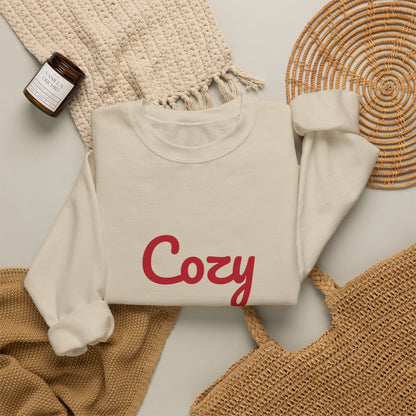 Cozy Season Vibes Sweatshirt, Winter Crewneck, Cozy Holiday Sweater