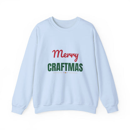 Merry Craftmas Sweatshirt, Crafter Christmas Crewneck