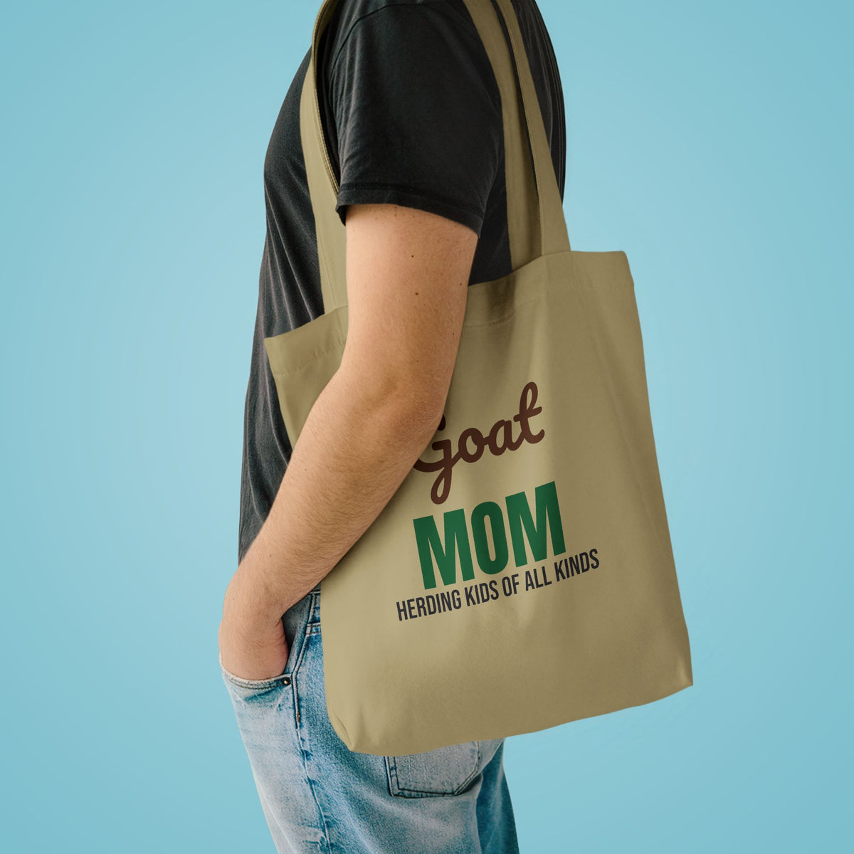 Goat Mom Herding Kids of All Kinds Tote Bag