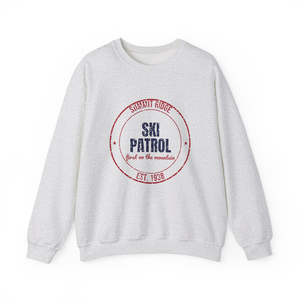 Summit Ridge Ski Patrol Est. 1938 Sweatshirt, Vintage Ski Crewneck Sweatshirt