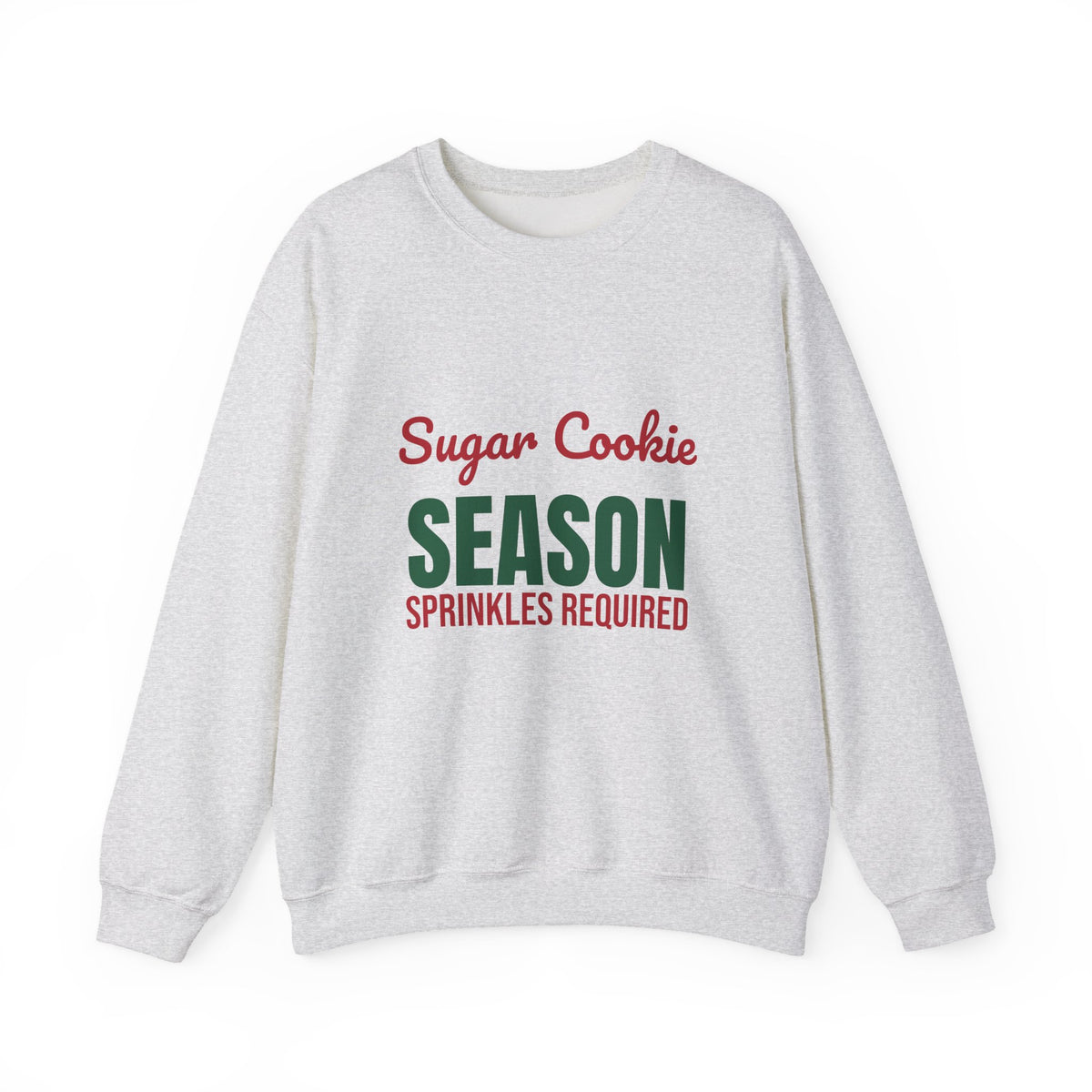 Sugar Cookie Season Sprinkles Required Sweatshirt, Christmas Baking Crewneck Sweatshirt