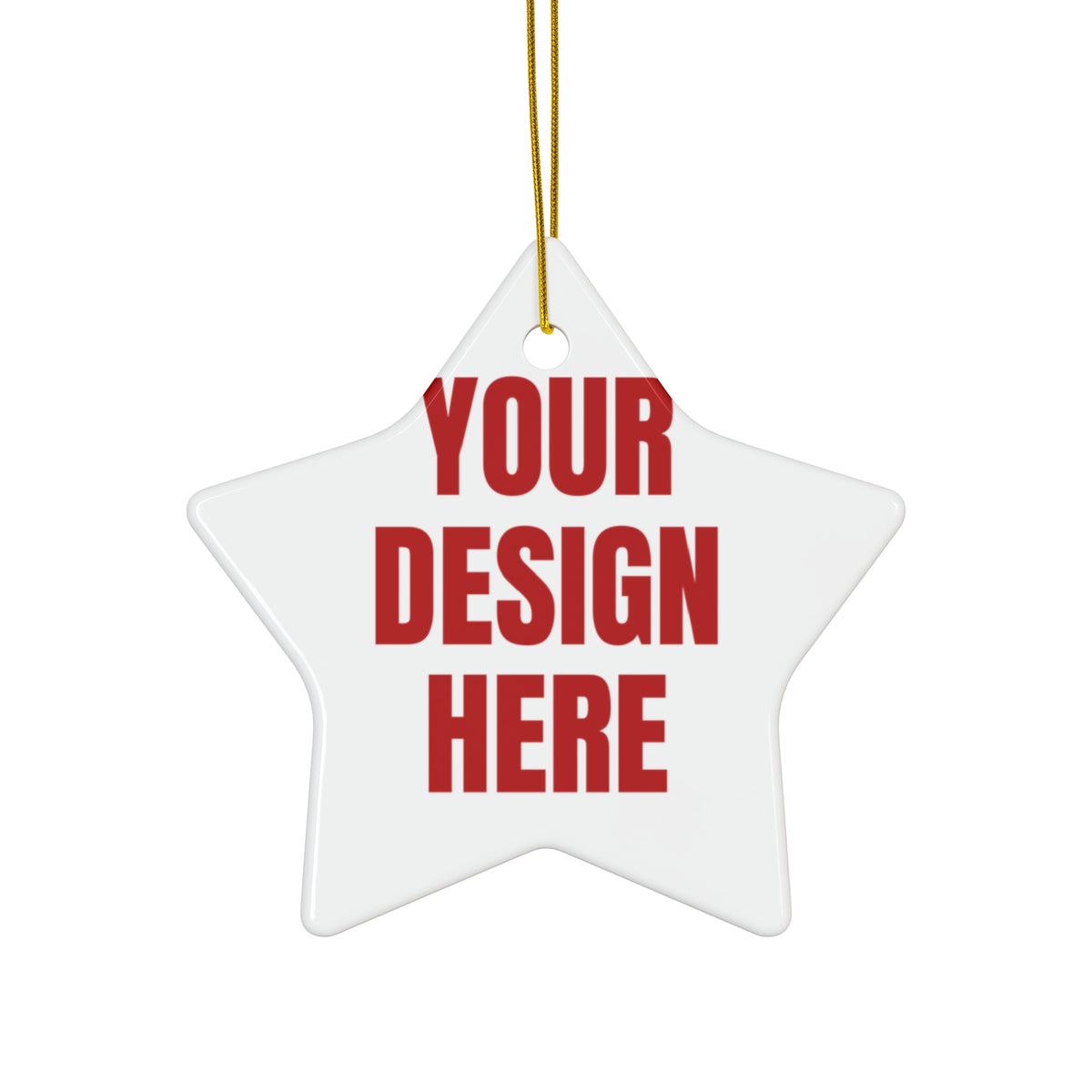 Custom photo Christmas ornament