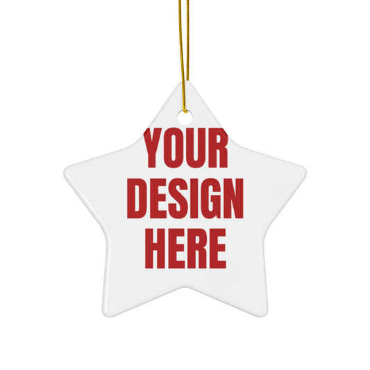 Custom Photo Christmas Ornament – Upload Your Photo or Text