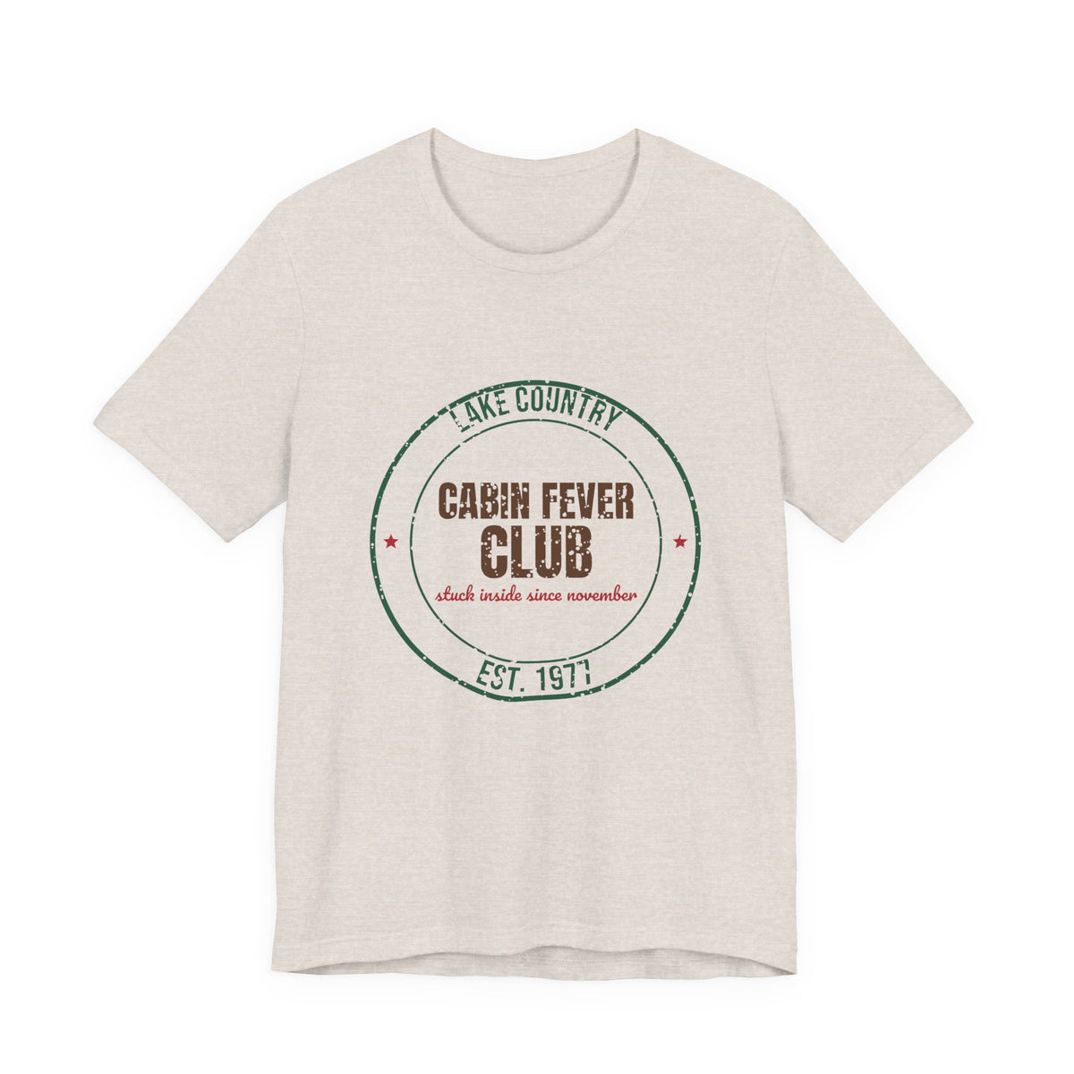 Lake Country Cabin Fever Club Est. 1977 Shirt, Vintage Winter T-Shirt, Vintage Winter Gift