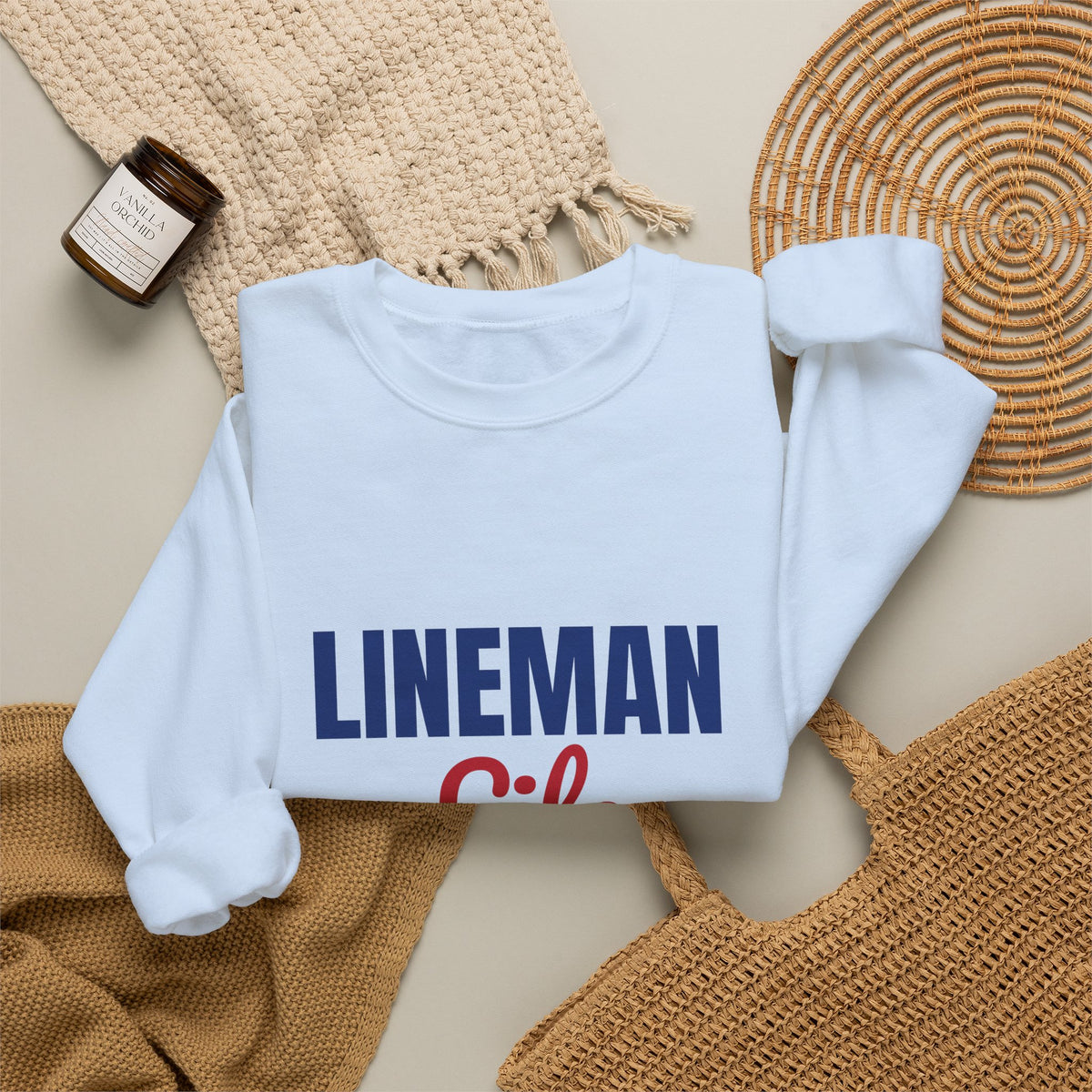 Lineman Life Working High So You Have Power Sweatshirt, Lineman Crewneck Sweatshirt