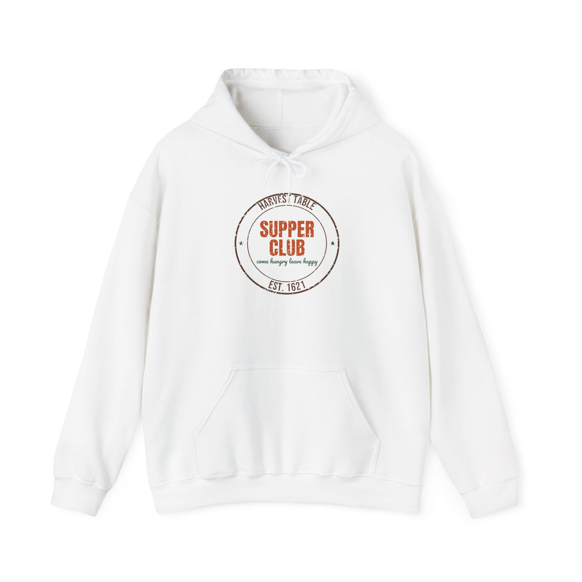 Harvest Table Supper Club Est. 1621 Hoodie, Vintage Thanksgiving Hoodie