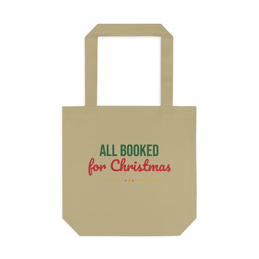 All Booked for Christmas Tote Bag