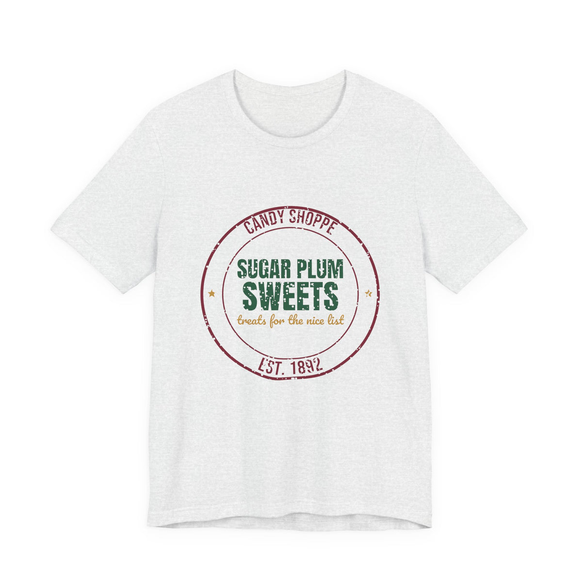 Candy Shoppe Sugar Plum Sweets Est. 1892 Shirt, Vintage Christmas T-Shirt, Vintage Christmas Gift