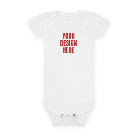Custom baby bodysuit with your photo or name