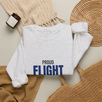 Proud Flight Attendant Sweatshirt, Flight Attendant Crewneck Sweatshirt