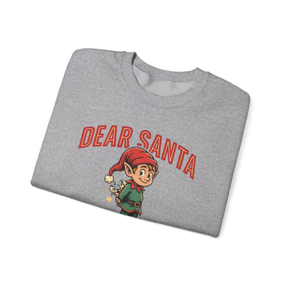 Dear Santa I Can Explain Sweatshirt, Funny Christmas Crewneck