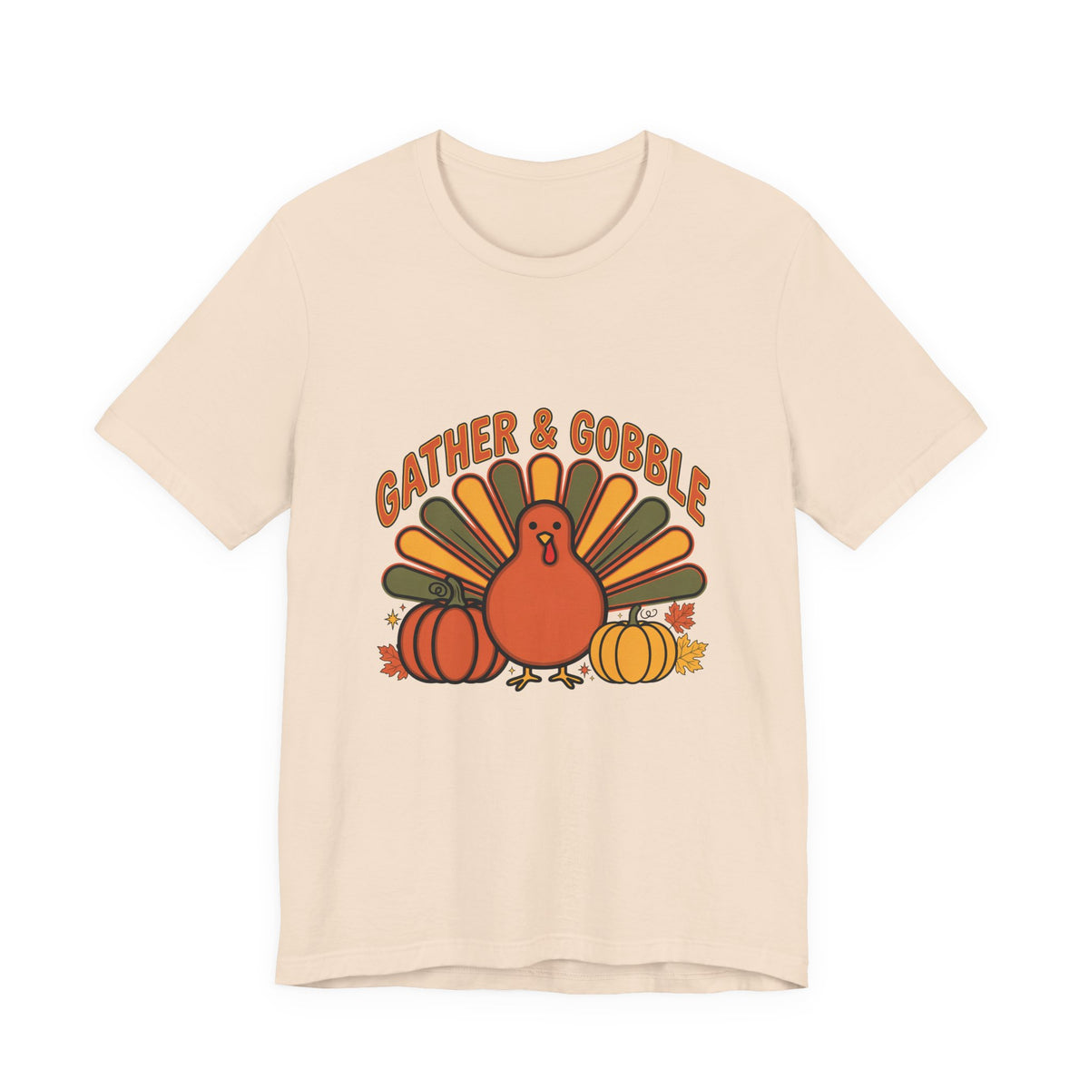 Gather and Gobble Retro Turkey Shirt