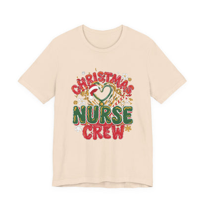 Christmas Nurse Crew Shirt, Retro Nurse Christmas T-Shirt, Holiday Gift for Nurses