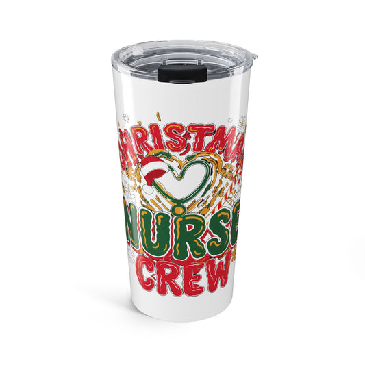 Christmas Nurse Crew Tumbler