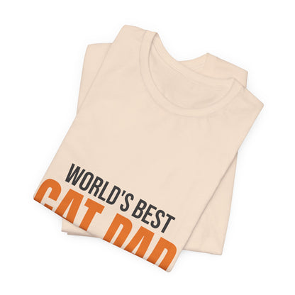 World's Best Cat Dad Shirt, Cat Dad T-Shirt, Cat Lover Gift