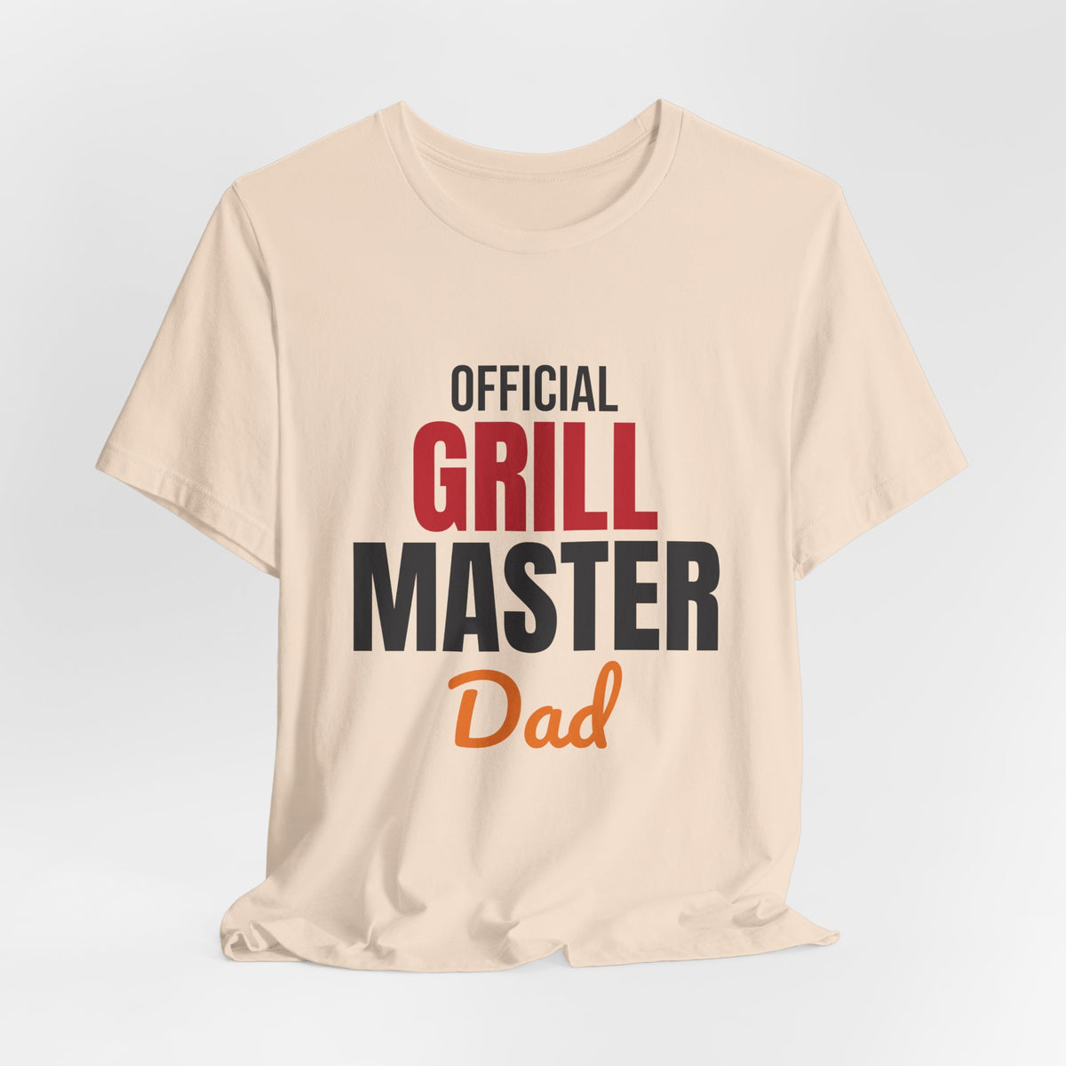 Official Grill Master Dad Shirt, BBQ Dad T-Shirt, Grilling Gift for Dad