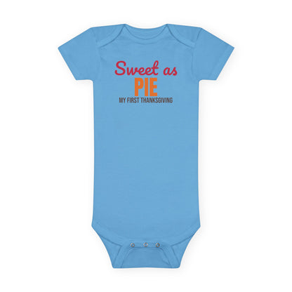 Sweet as Pie My First Thanksgiving Baby Bodysuit