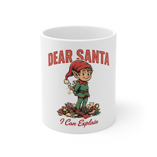 Dear Santa I Can Explain Mug
