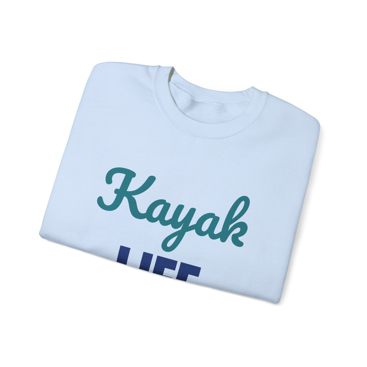 Kayak Life Paddle Relax Repeat Sweatshirt, Kayaking Crewneck Sweatshirt