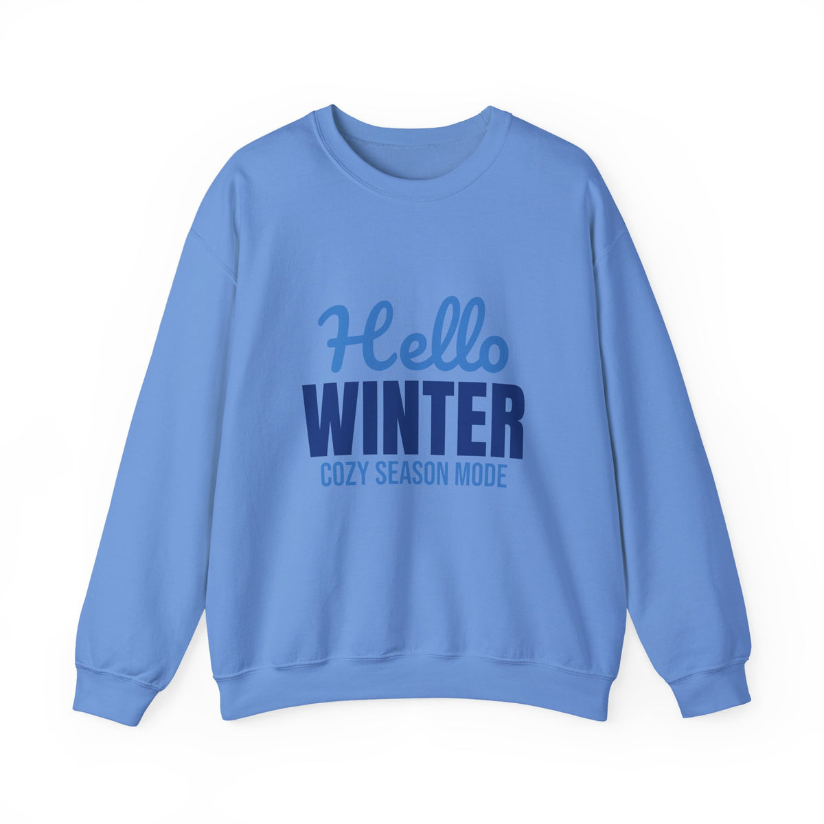 Hello Winter Cozy Season Mode Sweatshirt, Winter Crewneck, Cozy Season Sweatshirt