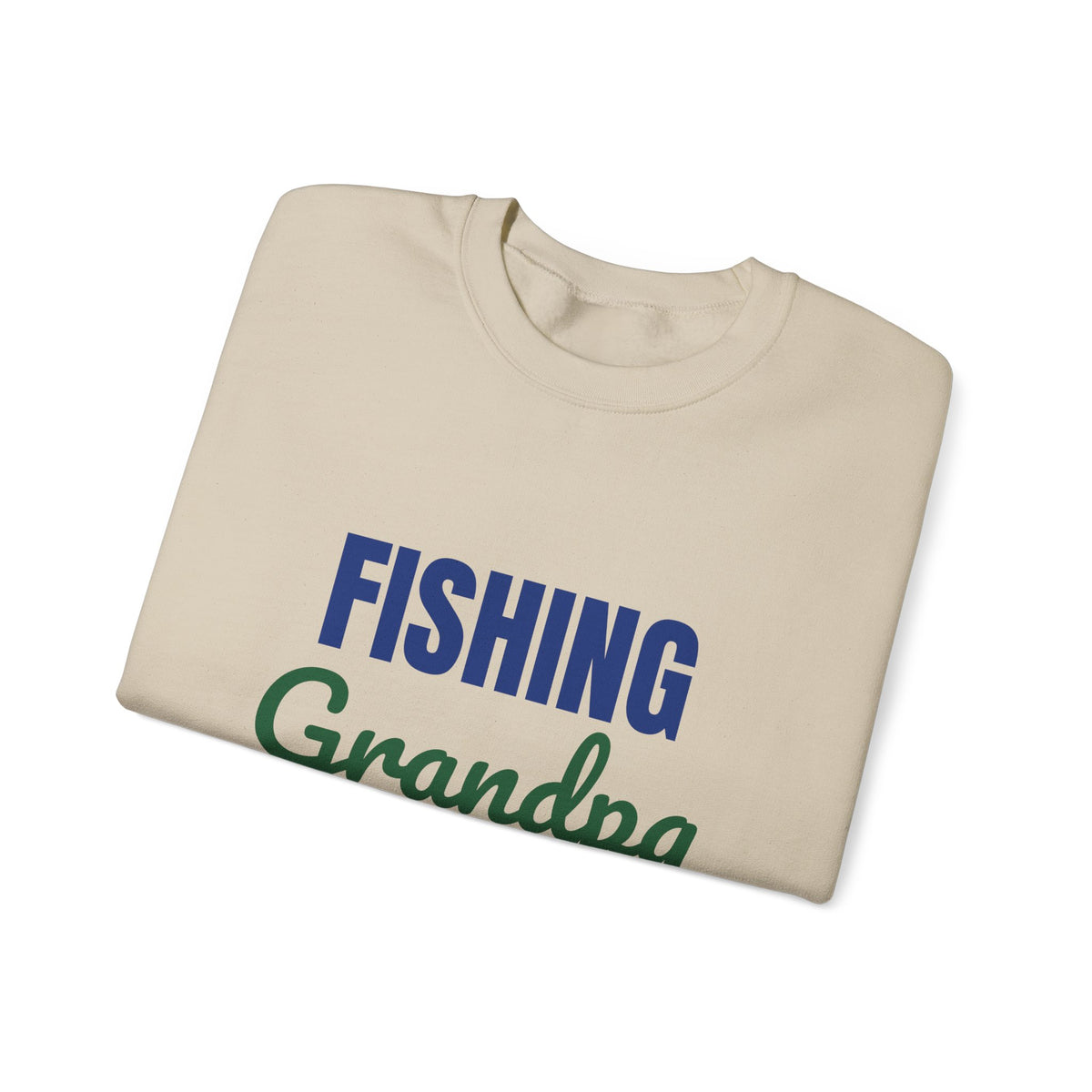 Fishing Grandpa Reel Cool Sweatshirt, Fishing Grandpa Crewneck