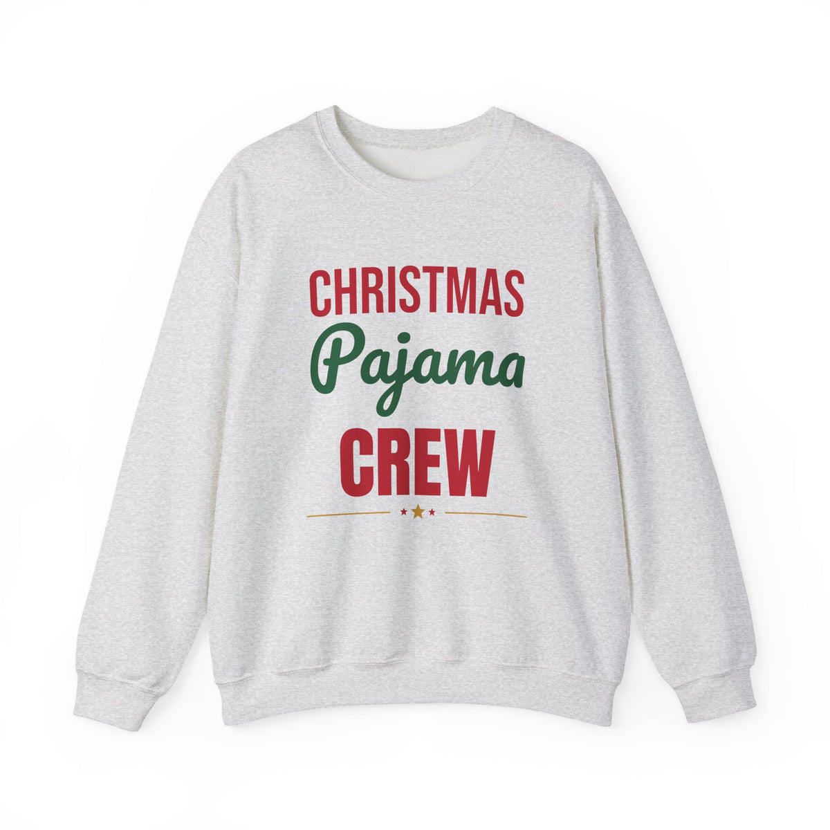 Christmas Pajama Crew Sweatshirt, Matching Family Christmas Crewneck