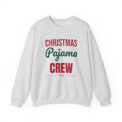 Christmas Pajama Crew Sweatshirt, Matching Family Christmas Crewneck