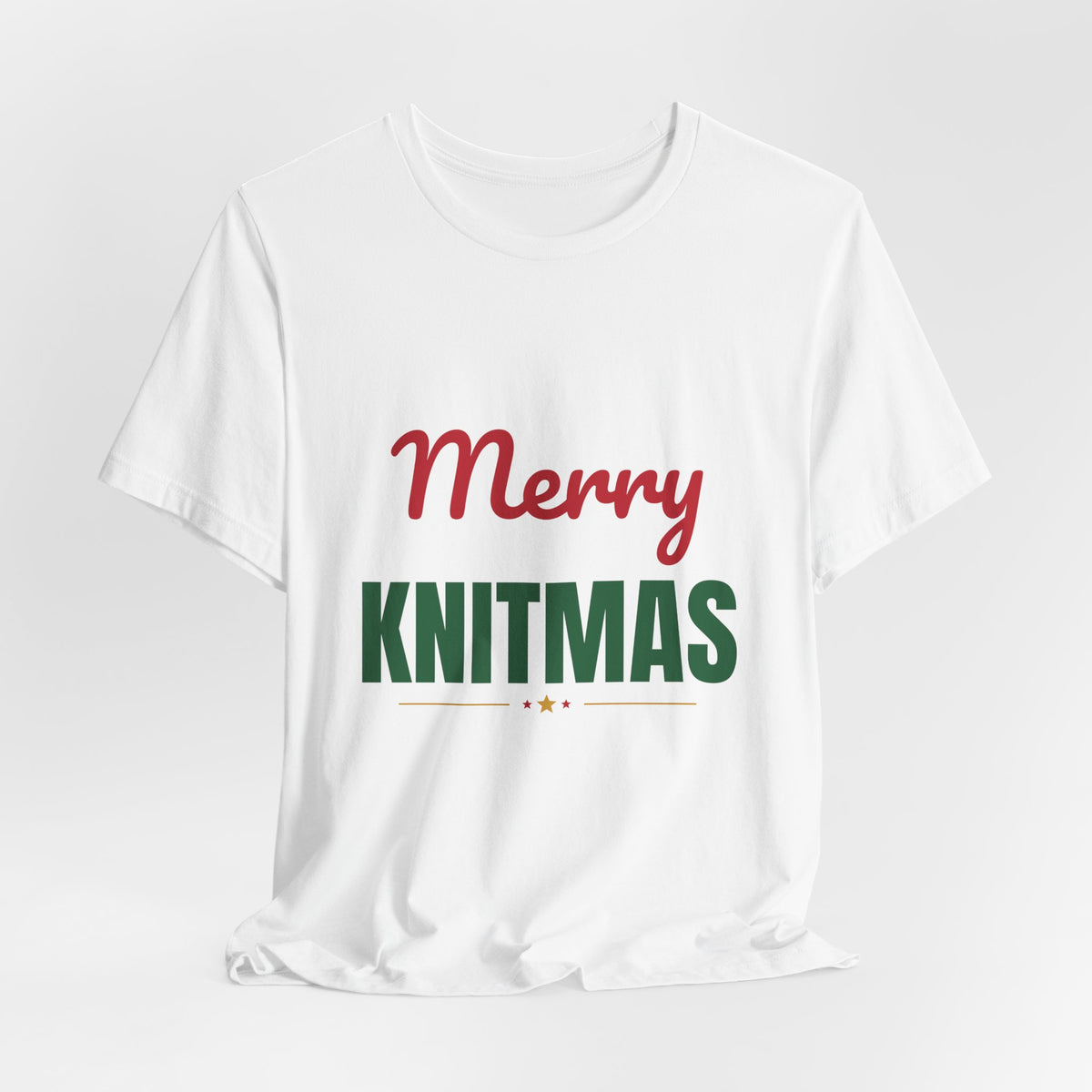 Merry Knitmas Shirt, Knitting Christmas T-Shirt, Knitter Gift