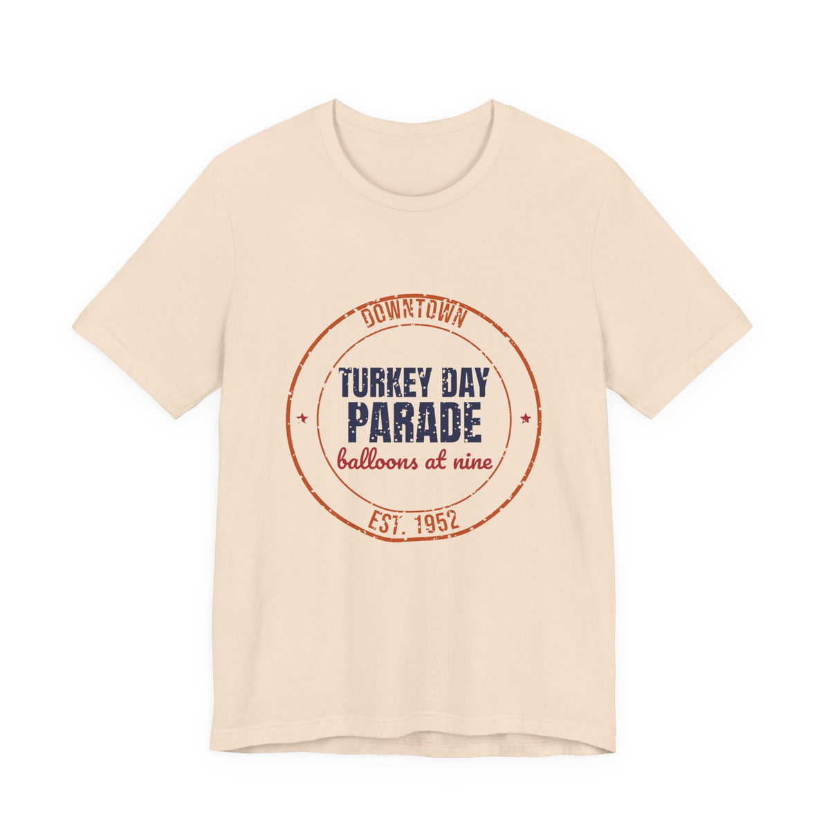 Downtown Turkey Day Parade Est. 1952 Shirt, Vintage Thanksgiving T-Shirt, Vintage Thanksgiving Gift