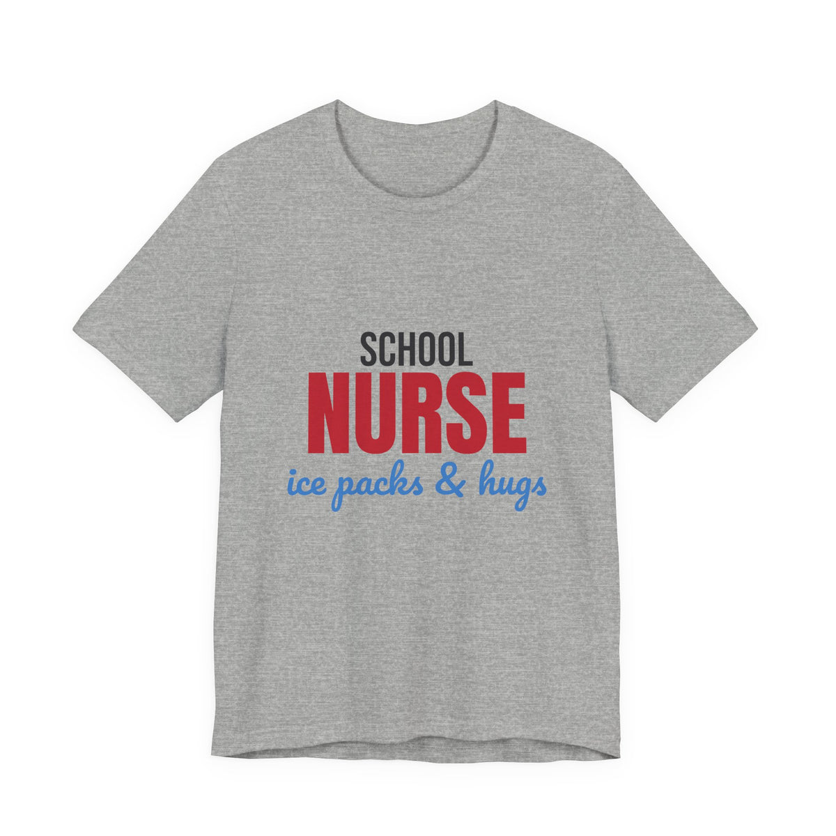 School Nurse Ice Packs and Hugs Shirt, School Nurse T-Shirt, School Nurse Gift