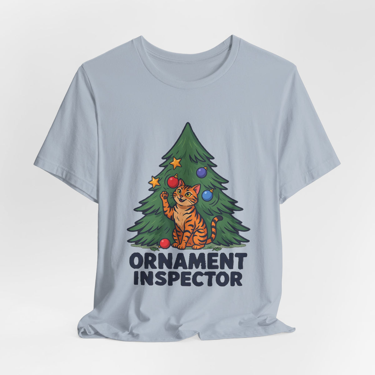 Ornament Inspector Christmas Cat Shirt, Ornament Inspector Christmas Cat T-Shirt