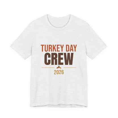 Turkey Day Crew 2026 Shirt, Matching Family Thanksgiving T-Shirt