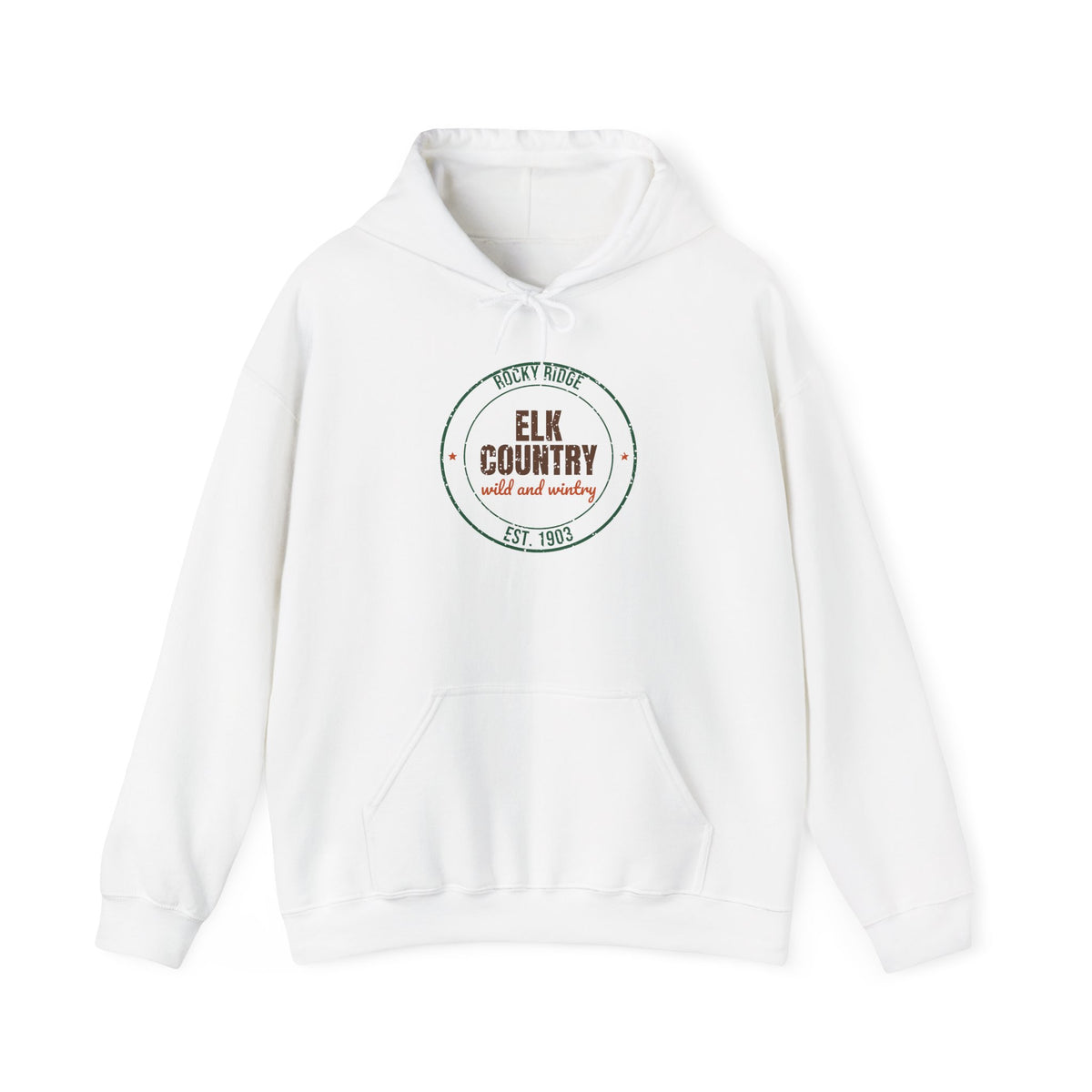 Rocky Ridge Elk Country Est. 1903 Hoodie, Vintage Elk Country Hoodie