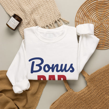 Bonus Dad Loved by Choice Sweatshirt, Bonus Dad Crewneck