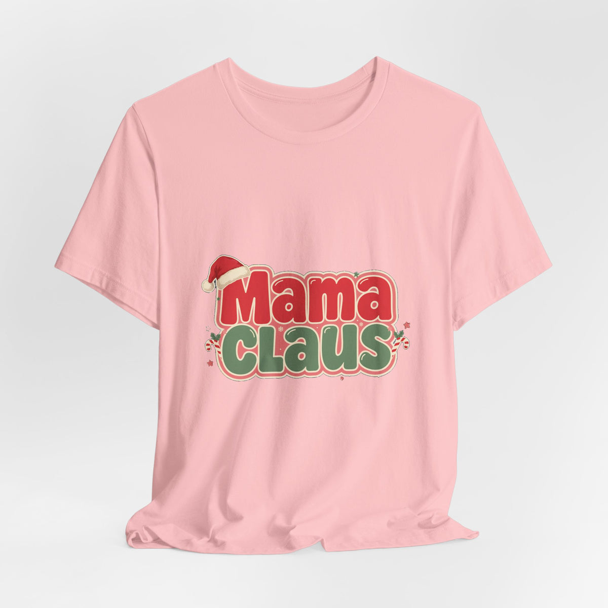 Mama Claus Shirt, Retro Christmas T-Shirt for Mom, Funny Holiday Mom Tee