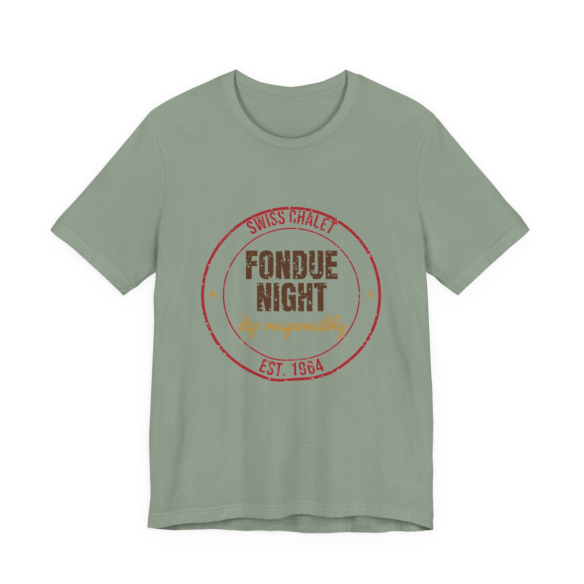Swiss Chalet Fondue Night Est. 1964 Shirt, Vintage Fondue T-Shirt, Vintage Fondue Gift
