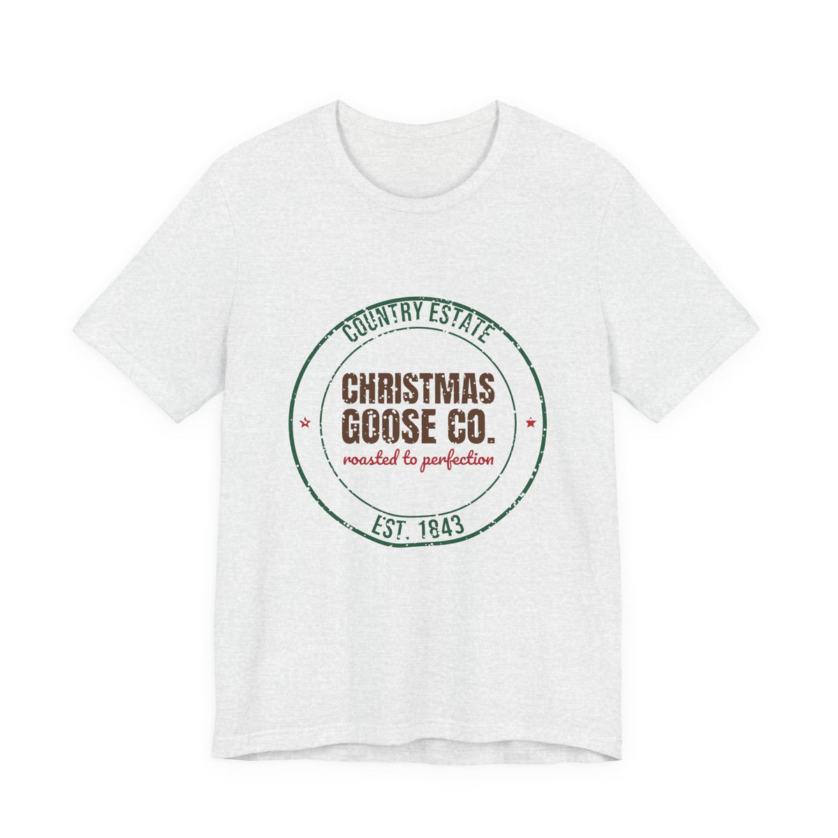 Country Estate Christmas Goose Co. Est. 1843 Shirt, Vintage Christmas T-Shirt, Vintage Christmas Gift
