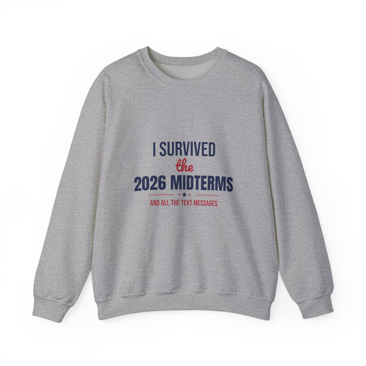 I Survived the 2026 Midterms Sweatshirt, Funny Election Crewneck, Midterms 2026