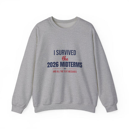 I Survived the 2026 Midterms Sweatshirt, Funny Election Crewneck, Midterms 2026