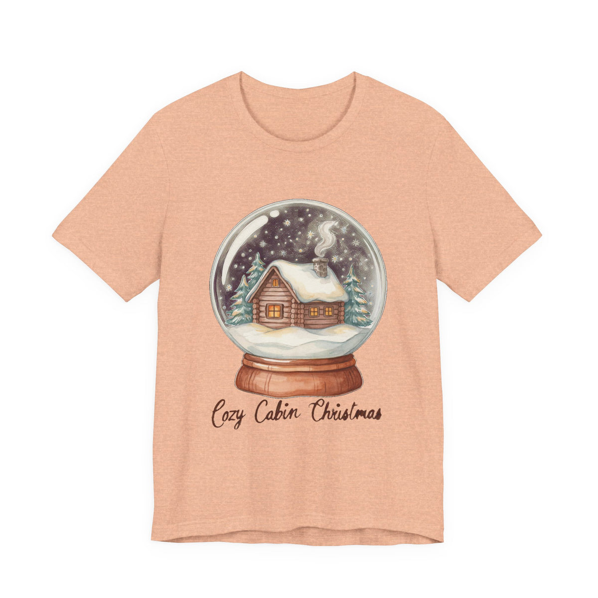Cozy Cabin Christmas Snow Globe Shirt, Cozy Cabin Christmas Snow Globe T-Shirt