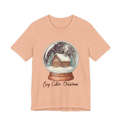 Cozy Cabin Christmas Snow Globe Shirt, Cozy Cabin Christmas Snow Globe T-Shirt