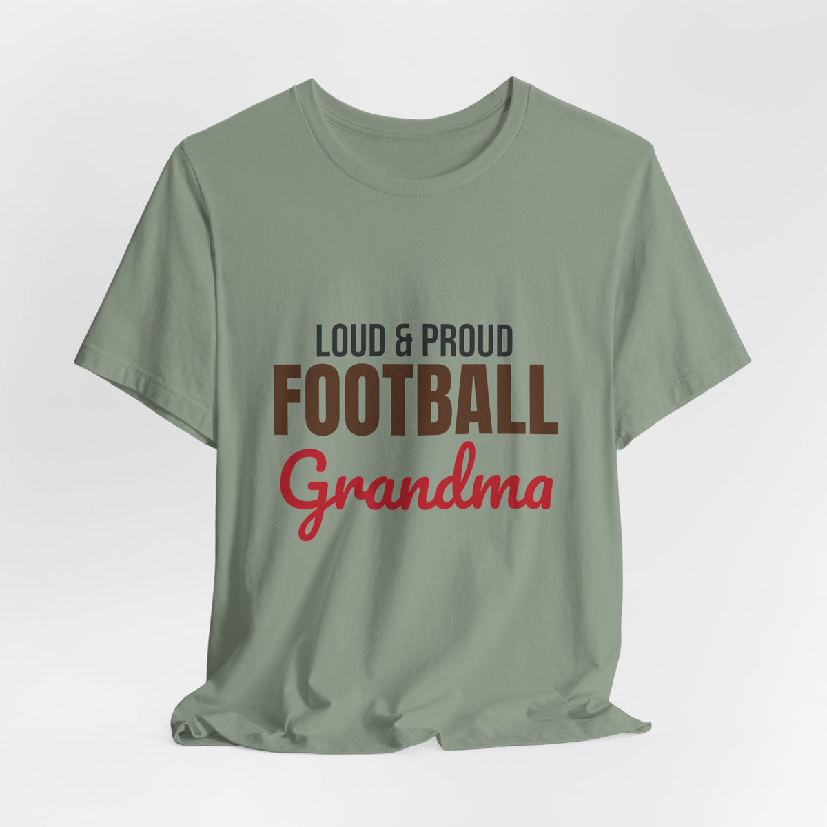 Loud and Proud Football Grandma Shirt, Football Grandma T-Shirt, Game Day Tee