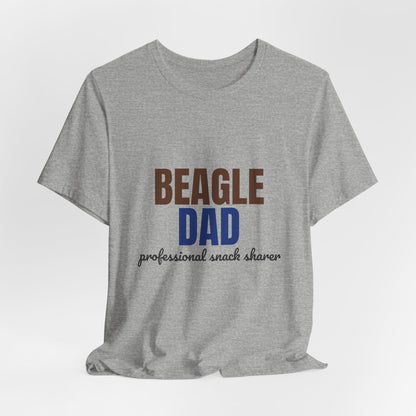 Beagle Dad Professional Snack Sharer Shirt, Beagle Dad T-Shirt, Beagle Lover Gift