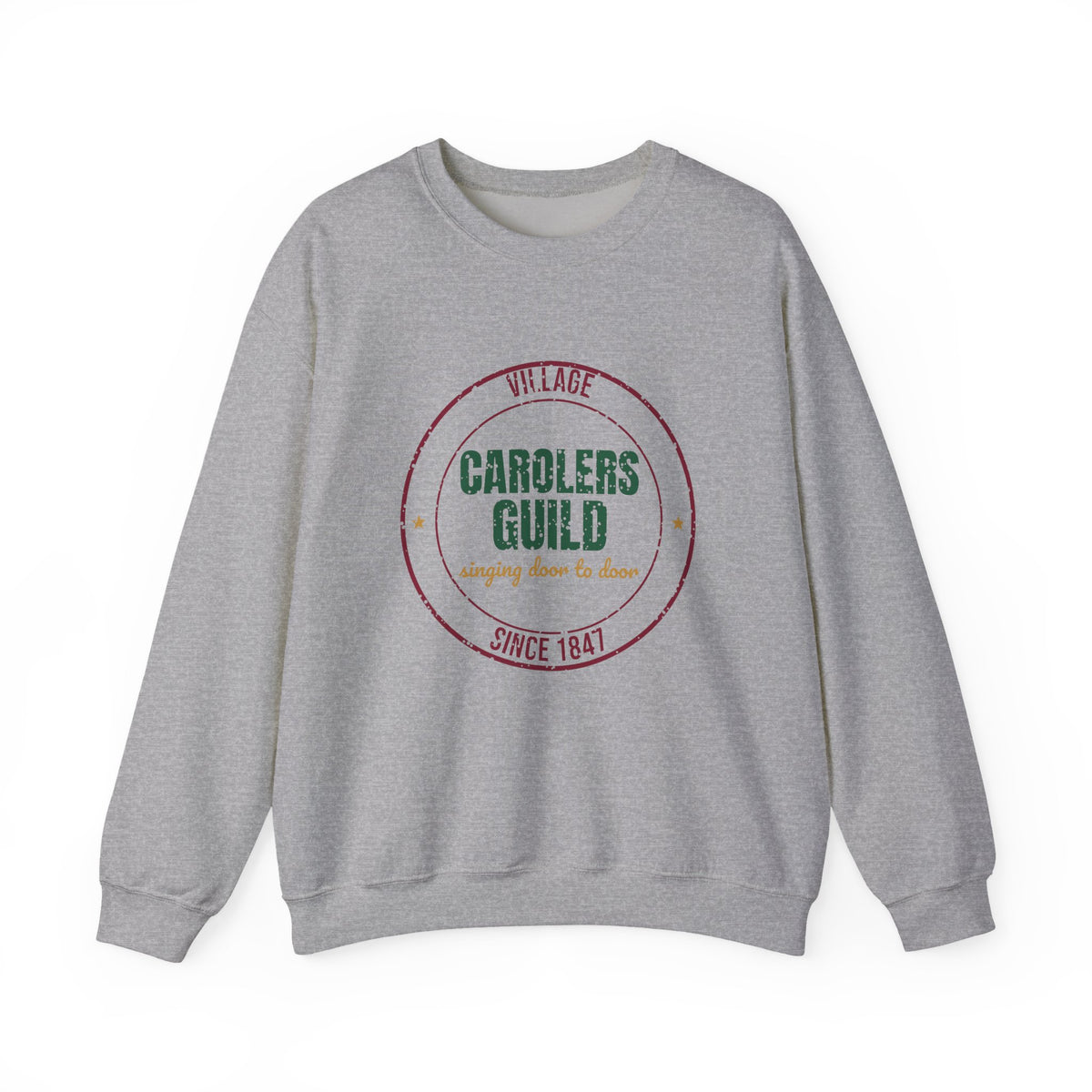 Village Carolers Guild Since 1847 Sweatshirt, Vintage Christmas Crewneck Sweatshirt