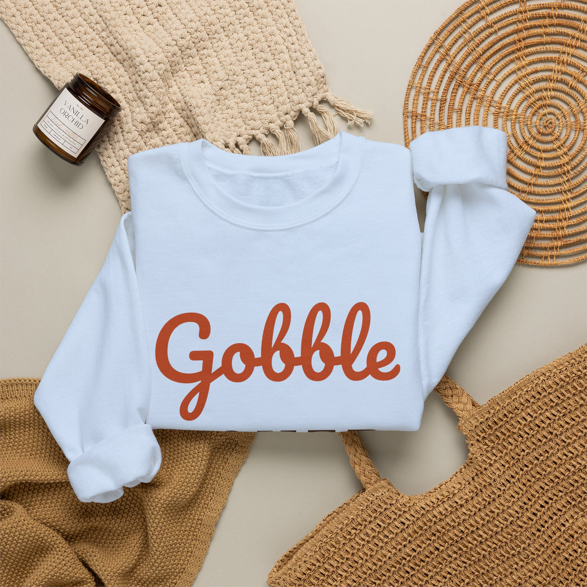 Gobble Squad Sweatshirt, Matching Family Thanksgiving Crewneck