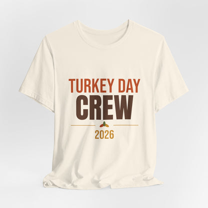 Turkey Day Crew 2026 Shirt, Matching Family Thanksgiving T-Shirt