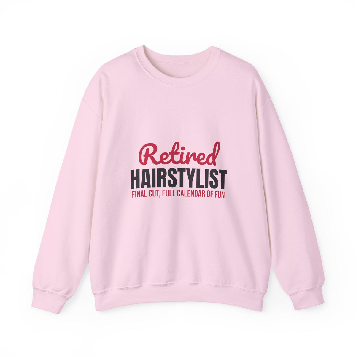Retired Hairstylist Sweatshirt, Hairstylist Retirement Crewneck