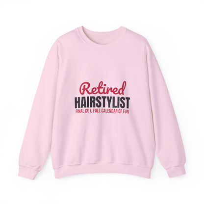 Retired Hairstylist Sweatshirt, Hairstylist Retirement Crewneck