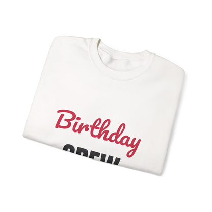 Birthday Crew Sweatshirt, Matching Birthday Party Crewneck